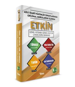 ETKİN Genel Yetenek-Genel Kültür Çıkmış Soru Bankası ETKİN Genel Yetenek-Genel Kültür Çıkmış Soru Bankası