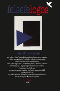 Felsefelogos Sayı: 70 Kimlik ve Tanınma Felsefelogos Sayı: 70 Kimlik ve Tanınma