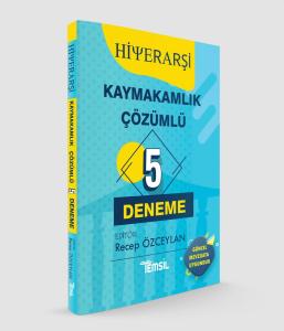 Hiyerarşi  Kaymakamlık 5 Çözümlü Deneme Hiyerarşi  Kaymakamlık 5 Çözümlü Deneme