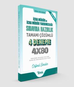 İcra Müdürlüğü ve İcra Müdür Yardımcılığı Sınavına Hazırlık Tamamı Çözümlü 4 Deneme