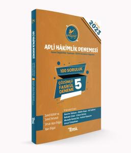 İmtiyaz Adli Hâkimlik Sınavı Çözümlü 5 Deneme