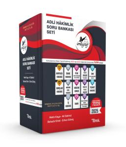 İmtiyaz Adli Hâkimlik Soru Bankası Seti 2025 İmtiyaz Adli Hâkimlik Soru Bankası Seti 2025