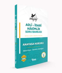 İmtiyaz Hâkimlik Soru Bankası İMTİYAZ Anayasa Hukuku Soru Bankası