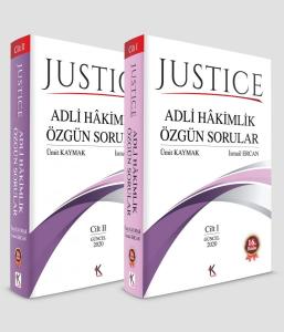 JUSTİCE ADLİ HAKİMLİK ÖZGÜN SORULAR CİLT I-II JUSTİCE ADLİ HAKİMLİK ÖZGÜN SORULAR CİLT I-II
