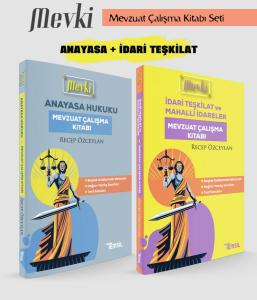 MEVKİ Anayasa ve İdari Teşkilat  Mevzuat Çalışma Kitabı Seti MEVKİ Anayasa ve İdari Teşkilat  Mevzuat Çalışma Kitabı Seti