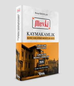 Mevki Türkiye'nin İdari Yapısı ve Türkiye'de Mahalli İdareler