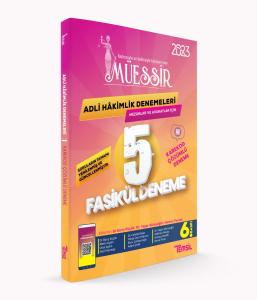 Müessir Adli Hakimlik Denemeleri- CEVAPLI/ 2023 Müessir Adli Hakimlik Denemeleri- CEVAPLI/ 2023