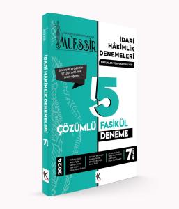 Müessir İdari Hakimlik Denemeleri-ÇÖZÜMLÜ/ 2024 Müessir İdari Hakimlik Denemeleri-ÇÖZÜMLÜ/ 2024