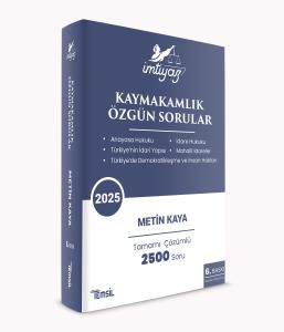 Kaymakamlık Özgün Sorular
