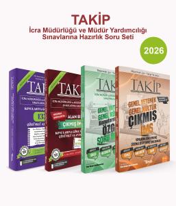 Takip İcra Müdürlüğü ve Müdür Yardımcılığı Sınavlarına Hazırlık Soru Seti
