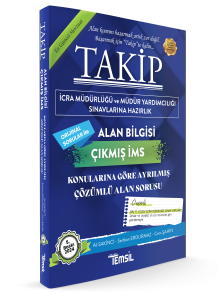 TAKİP İcra Müdürlüğü Çıkmış Soru Bankası TAKİP İcra Müdürlüğü Çıkmış Soru Bankası