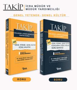 TAKİP İcra Müdürlüğü ve Müdür Yardımcılığı Genel Yetenek- Genel Kültür Seti