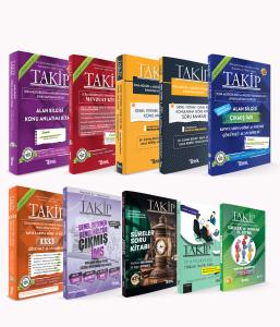 TAKİP İcra Müdürlüğü ve Müdür Yardımcılığı Genel Yetenek-Genel Kültür +  Alan Bilgisi FULL SET