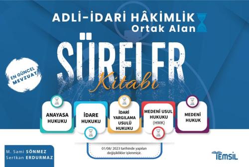 Adli-İdari Hakimlik Ortak Alan Süreler Kitabı