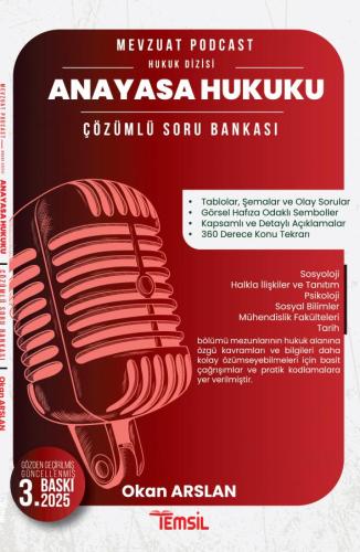 Anayasa Hukuku Çözümlü Soru Bankası