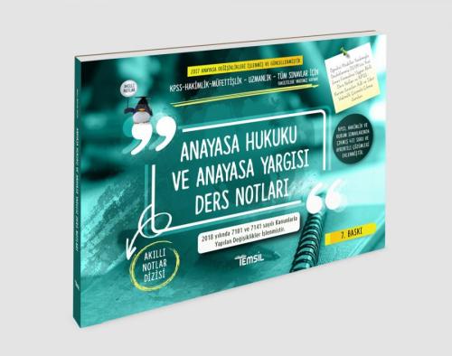 Anayasa Hukuku ve Anayasa Yargısı Ders Notları