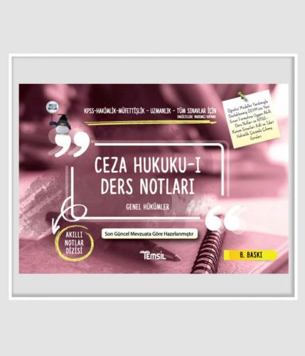 CEZA HUKUKU - I GENEL HÜKÜMLER