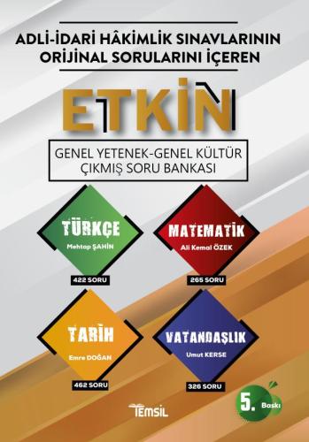 ETKİN Genel Yetenek-Genel Kültür Çıkmış Soru Bankası