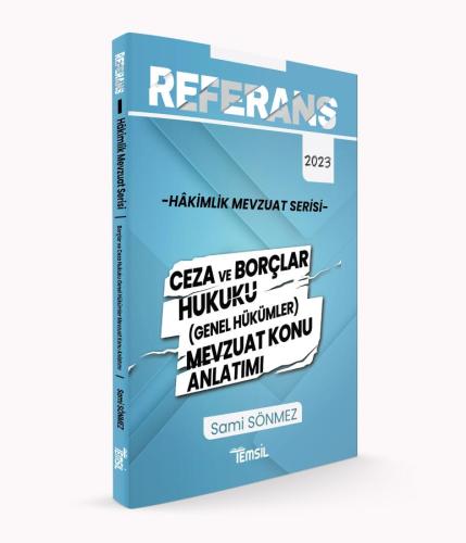 Hâkimlik Ceza ve Borçlar Hukuku (Genel Hükümler) Mevzuat Konu Anlatımı