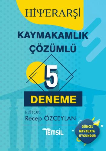 Hiyerarşi Kaymakamlık 5 Çözümlü Deneme