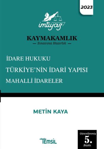 İdare Hukuku Türkiye'nin İdari Yapısı ve Mahalli İdareler