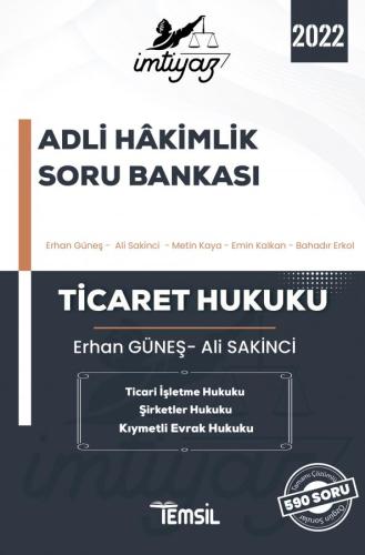 İMTİYAZ Adli Hâkimlik Soru Bankası Ticaret Hukuku