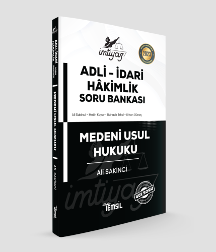 İmtiyaz Adli-İdari Hâkimlik Medeni Usul Hukuku Soru Bankası