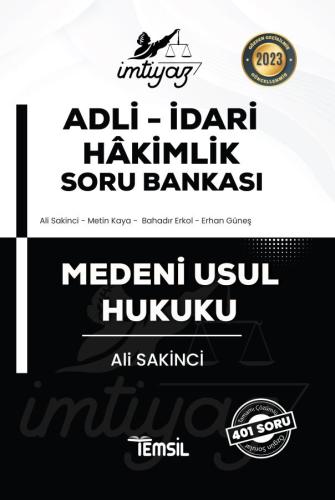 İmtiyaz Adli-İdari Hâkimlik Medeni Usul Hukuku Soru Bankası