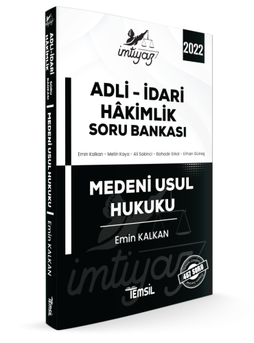 İMTİYAZ ADLİ - İDARİ HAKİMLİK SORU BANKASI MEDENİ USUL HUKUKU