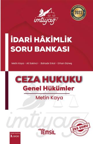 İmtiyaz Ceza Hukuku-Genel Hükümler Soru Bankası