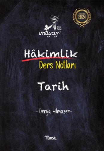 İmtiyaz Hakimlik Ders Notları Tarih