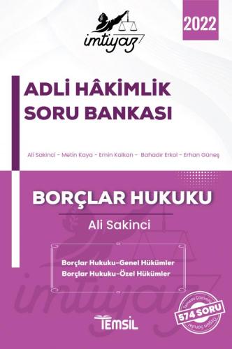 İMTİYAZ HÂKİMLİK SORU BANKASI BORÇLAR HUKUKU