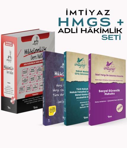 İMTİYAZ HMGS + Adli Hâkimlik Ders Notu Özel Set 2025