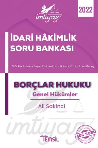 İmtiyaz İdari Hâkimlik Soru Bankası Borçlar Hukuku Genel Hükümler