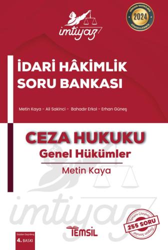 İmtiyaz İdari Hâkimlik Soru Bankası Ceza Hukuku Genel Hükümler