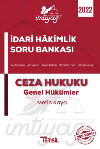 İmtiyaz İdari Hâkimlik Soru Bankası Ceza Hukuku Genel Hükümler