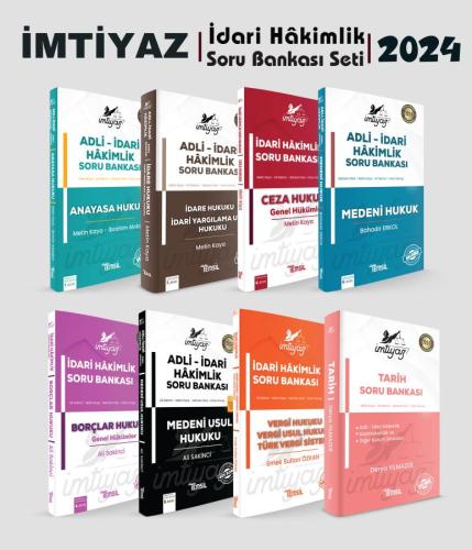 İmtiyaz İdari Hâkimlik Soru Bankası Seti - 8'li