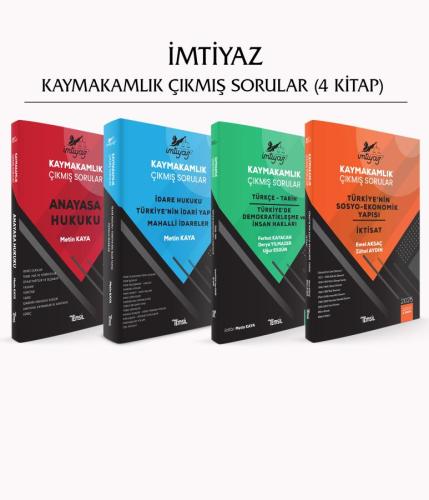 İMTİYAZ Kaymakamlık Çıkmış Sorular 4'lü Set (2025)