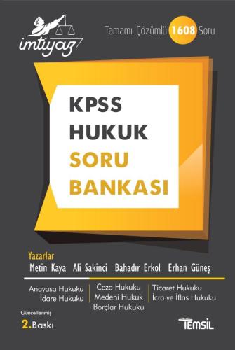 İmtiyaz KPSS Hukuk Soru Bankası