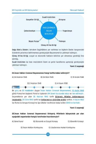 İnsan Hakları Hukuku Çözümlü Soru Bankası