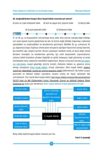 İnsan Hakları Hukuku Çözümlü Soru Bankası