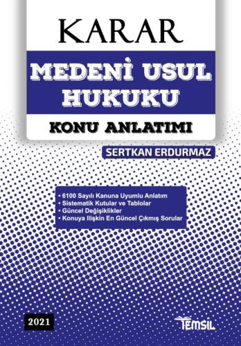 KARAR Medeni Usul Hukuku Konu Anlatım