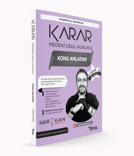 KARAR Medeni Usûl Hukuku Konu Anlatımı Kitabı