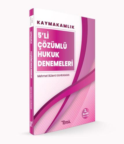 Kaymakamlık 5'Lİ Çözümlü Hukuk Denemeleri