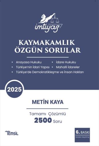Kaymakamlık Özgün Sorular