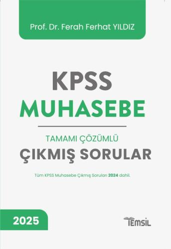 KPSS Muhasebe Tamamı Çözümlü Çıkmış Sorular