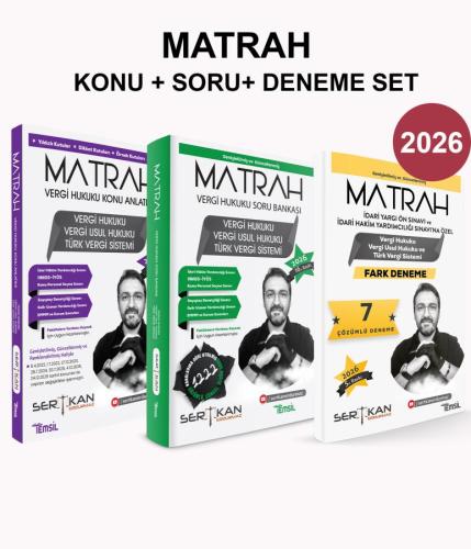MATRAH Konu Anlatımı + Soru Bankası + Deneme 3'lü Set 2026