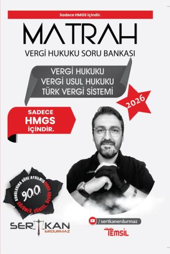 MATRAH Vergi Hukuku, Vergi Usul Hukuku ve TVS Soru Bankası - HMGS
