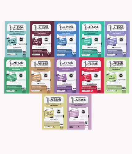 MÜESSİR Adli Hâkimlik Çıkmış Soru Bankası Seti - 2026