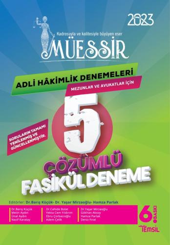 Müessir Adli Hakimlik Denemeleri- ÇÖZÜMLÜ